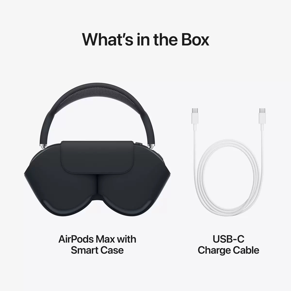 Apple AirPods Max Midnight Wireless Bluetooth Noise Cancelling Headphones USB-C MWW43ZM/A