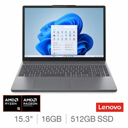 Lenovo IdeaPad Slim 3 15ARP 15" Laptop Ryzen 5 16GB RAM 512GB SSD