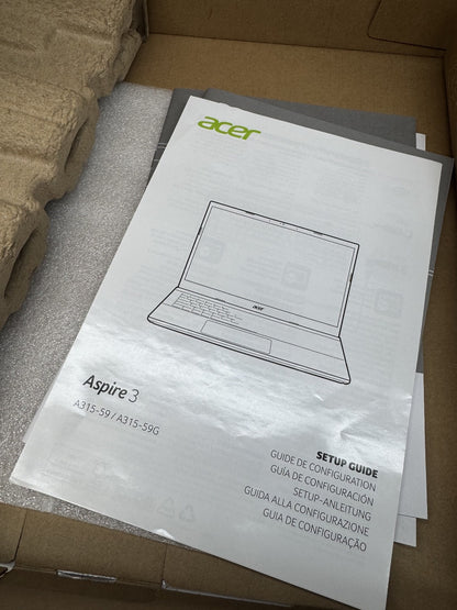 Acer Aspire 3 A315-59-575V i5 16GB RAM 512GB SSD Silver NX.K6SEK.00A GRADE A