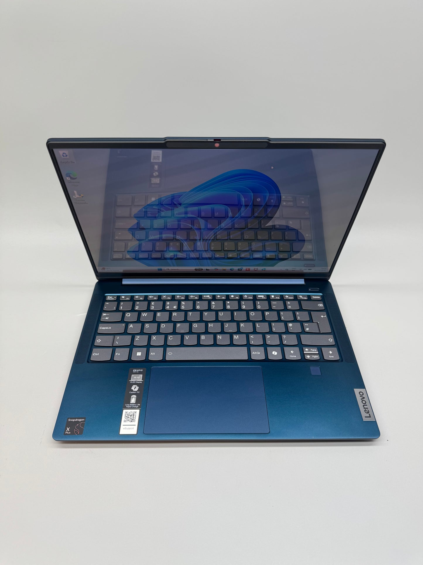 Lenovo IdeaPad Slim 5 14Q8X9 Copilot+ PC 14" Laptop Snapdragon X1P-42-100 16GB RAM 1TB SSD OLED Blue 83HL0011UK