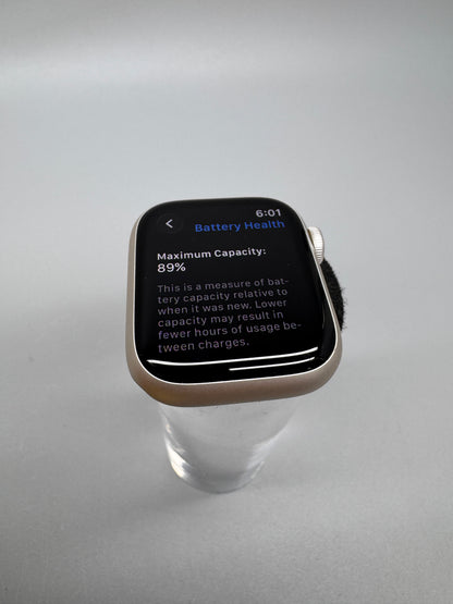 Apple Watch Series 8 41mm GPS Starlight Sport Band 2022 Smartwatch MNP63B/A